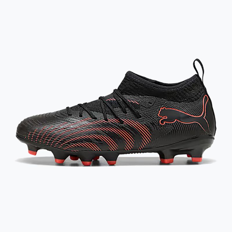 Scarpe da calcio per bambini PUMA Future 9 Match FG/AG Jr puma black/glowing red/strong grey 8