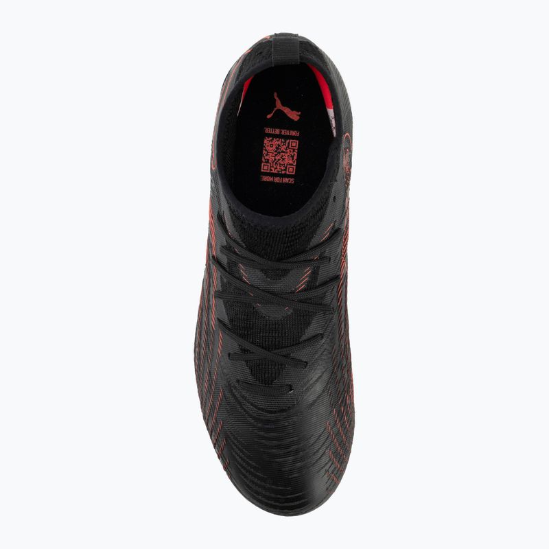 Scarpe da calcio per bambini PUMA Future 9 Match FG/AG Jr puma black/glowing red/strong grey 5