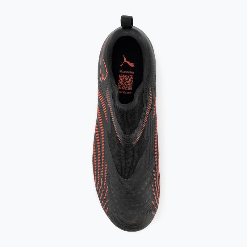 Scarpe da calcio per bambini PUMA Future 9 Match LL FG/AG Jr puma black/glowing red/strong grey 5