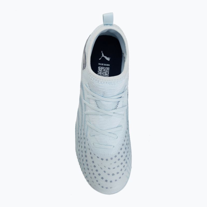 Scarpe da calcio per bambini PUMA Future 9 Match TT + Mid Jr icy blue/puma white/blue jewel 5