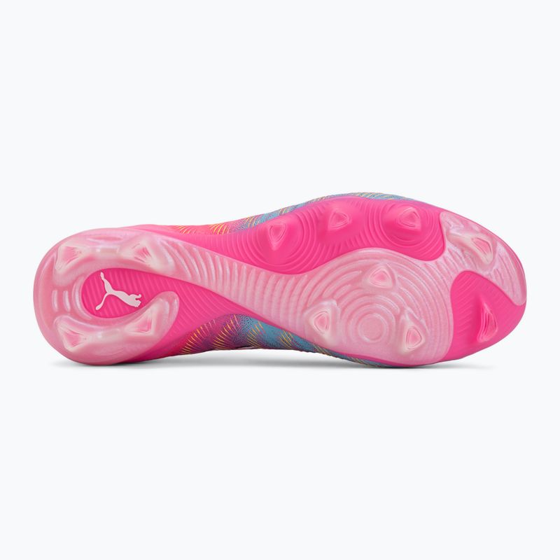 Scarpe da calcio PUMA Future 9 Fusion FG/AG poison pink/sun stream/bright aqua/puma white 4