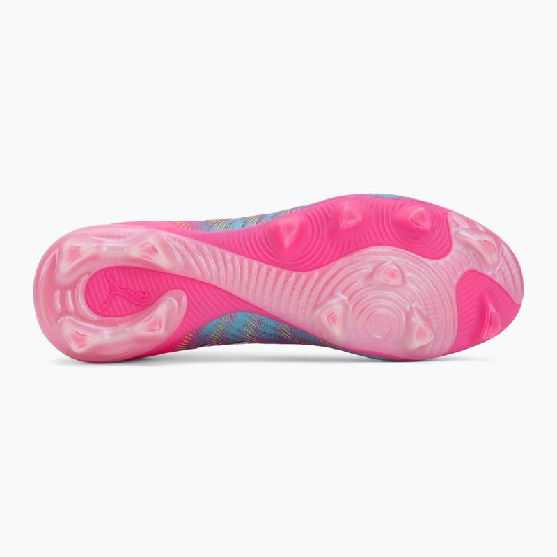 Scarpe da calcio PUMA Future 9 Pro FG/AG poison pink/sun stream/bright aqua/puma white 4