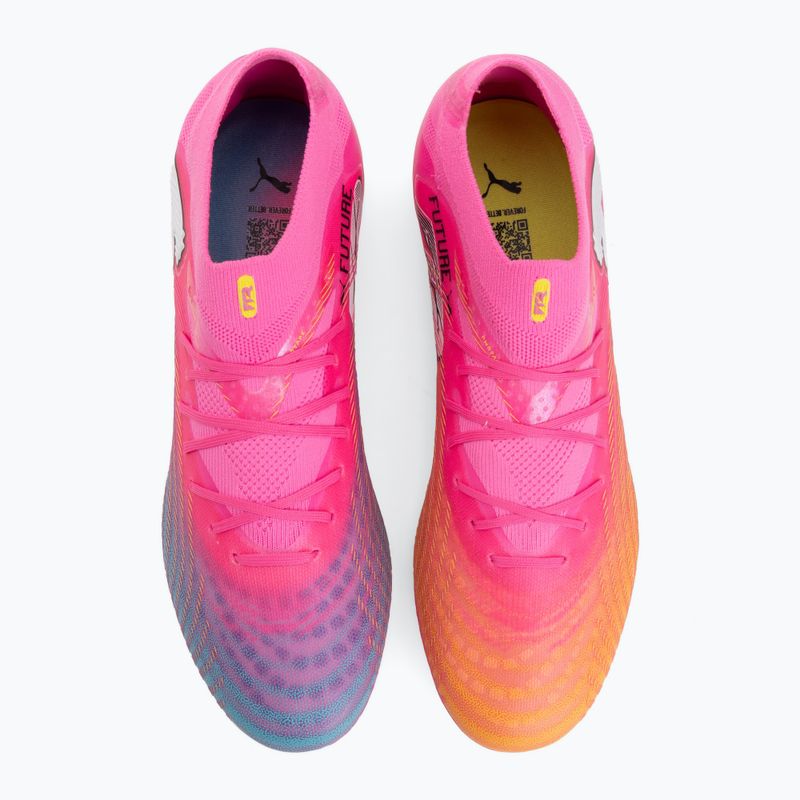 Scarpe da calcio PUMA Future 9 Pro FG/AG poison pink/sun stream/bright aqua/puma white 5