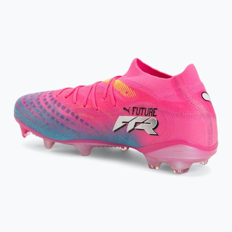 Scarpe da calcio PUMA Future 9 Match FG/AG poison pink/puma white/sun stream/bright aqua/puma black 3