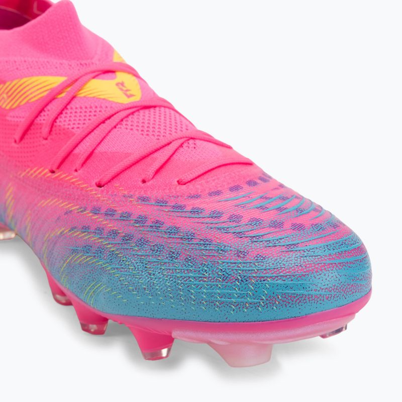 Scarpe da calcio PUMA Future 9 Match FG/AG poison pink/puma white/sun stream/bright aqua/puma black 7