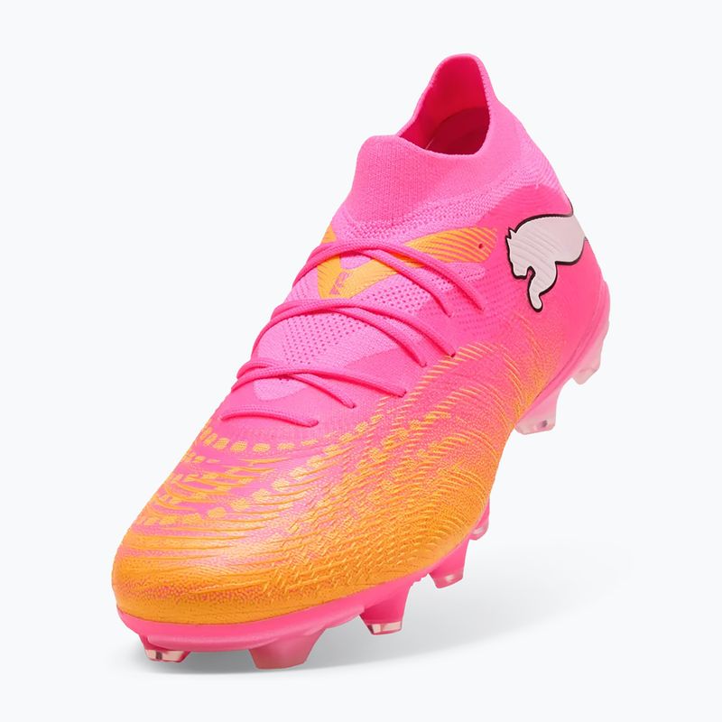Scarpe da calcio PUMA Future 9 Match FG/AG poison pink/puma white/sun stream/bright aqua/puma black