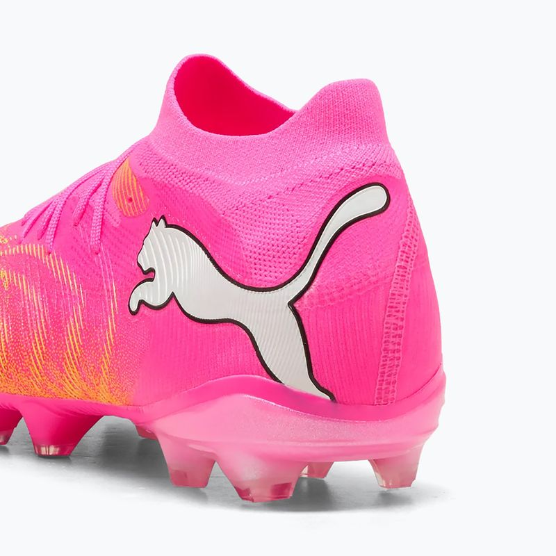 Scarpe da calcio PUMA Future 9 Match FG/AG poison pink/puma white/sun stream/bright aqua/puma black 4