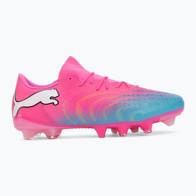 Scarpe da calcio PUMA Future 9 Match Fusion FG/AG poison pink/puma white/sun stream/bright aqua/puma black 2