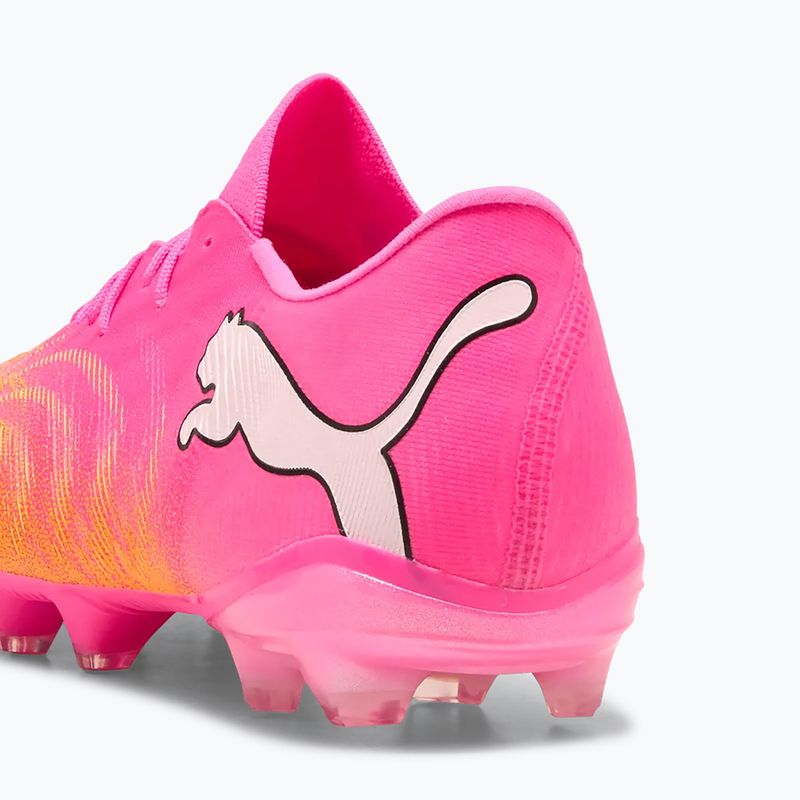 Scarpe da calcio PUMA Future 9 Match Fusion FG/AG poison pink/puma white/sun stream/bright aqua/puma black 6