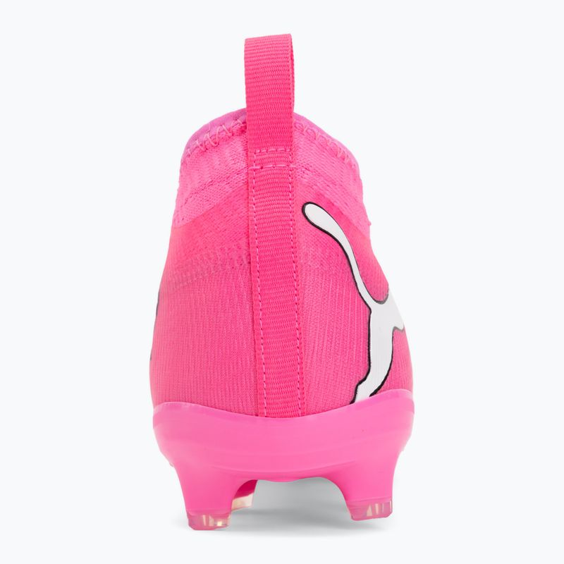 Scarpe da calcio per bambini PUMA Future 9 Match FG/AG Jr poison pink/puma white/sun stream/bright aqua/puma black 6