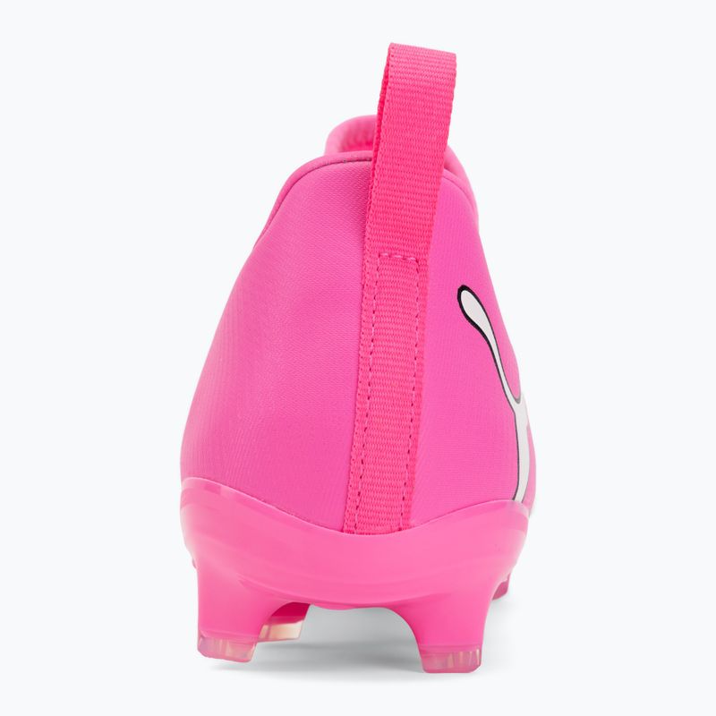 Scarpe da calcio per bambini PUMA Future 9 Match LL FG/AG Jr poison pink/puma wht/sun stream/bright aqua/puma blk 6