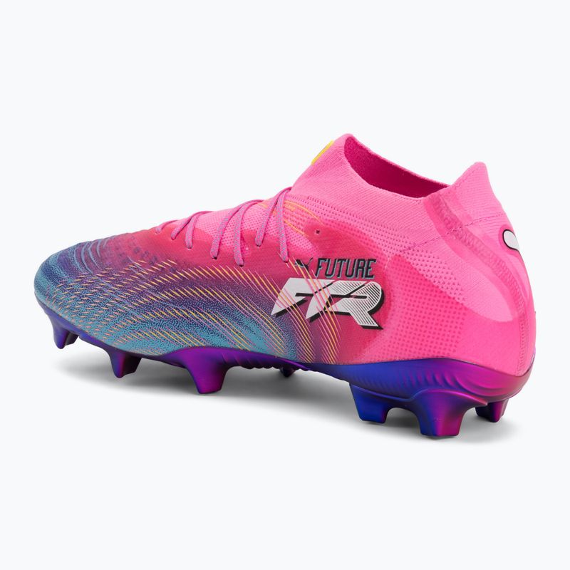 Scarpe da calcio PUMA Future 9 Ultimate FG poison pink/puma wht/sun stream/bright aqua/puma blk 3