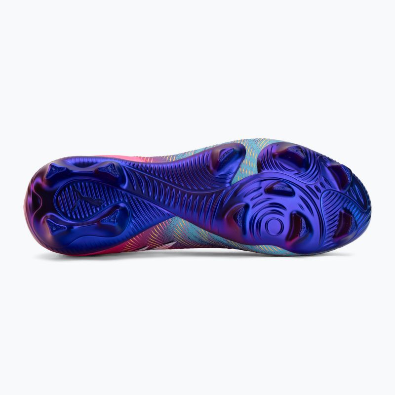 Scarpe da calcio PUMA Future 9 Ultimate FG poison pink/puma wht/sun stream/bright aqua/puma blk 4