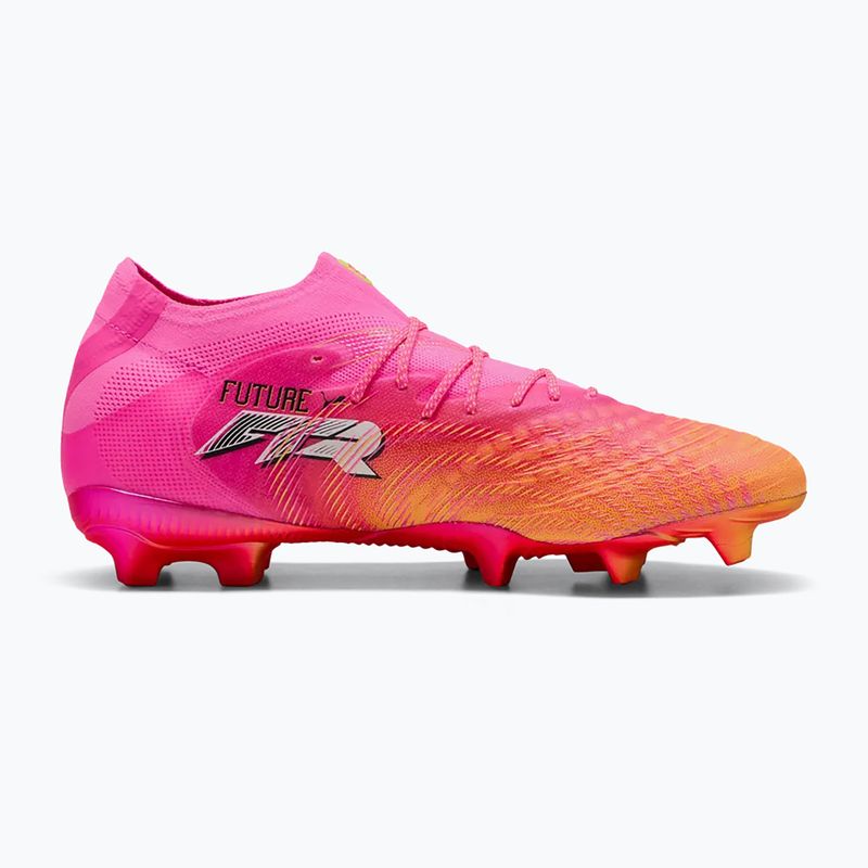 Scarpe da calcio PUMA Future 9 Ultimate FG poison pink/puma wht/sun stream/bright aqua/puma blk 2