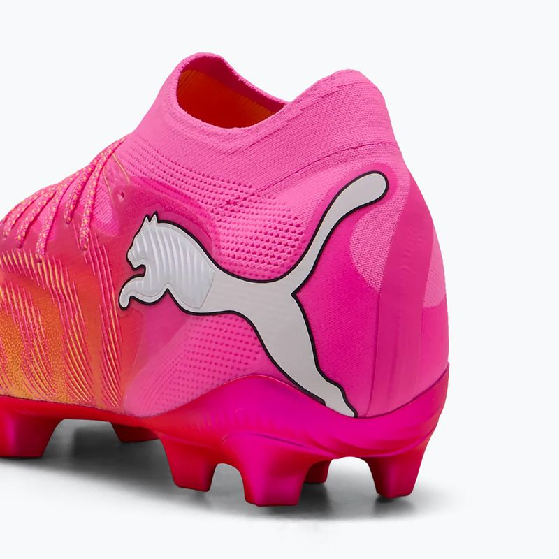 Scarpe da calcio PUMA Future 9 Ultimate FG poison pink/puma wht/sun stream/bright aqua/puma blk 4