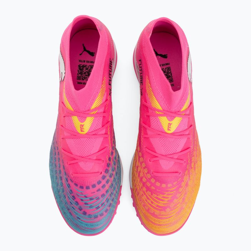 Scarpe da calcio PUMA Future 9 Match TT poison pink/puma wht/sun stream/bright aqua/puma blk 5
