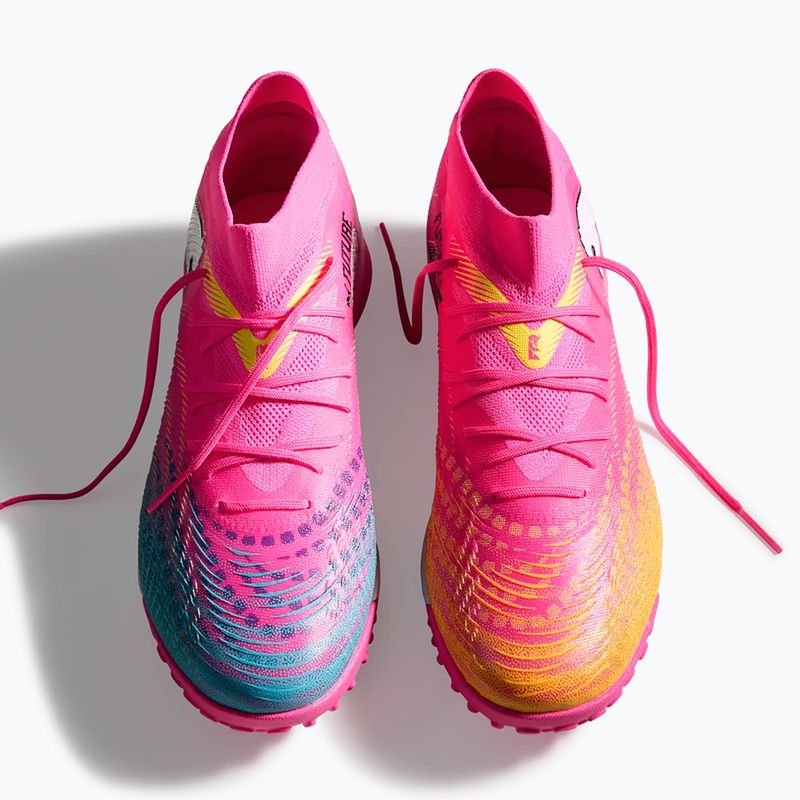 Scarpe da calcio PUMA Future 9 Match TT poison pink/puma wht/sun stream/bright aqua/puma blk 6