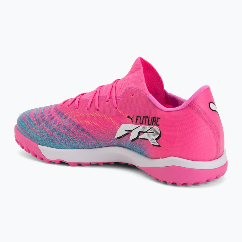 Scarpe da calcio PUMA Future 9 Match Fusion TT poison pink/puma white/sun stream/bright aqua/puma black 3