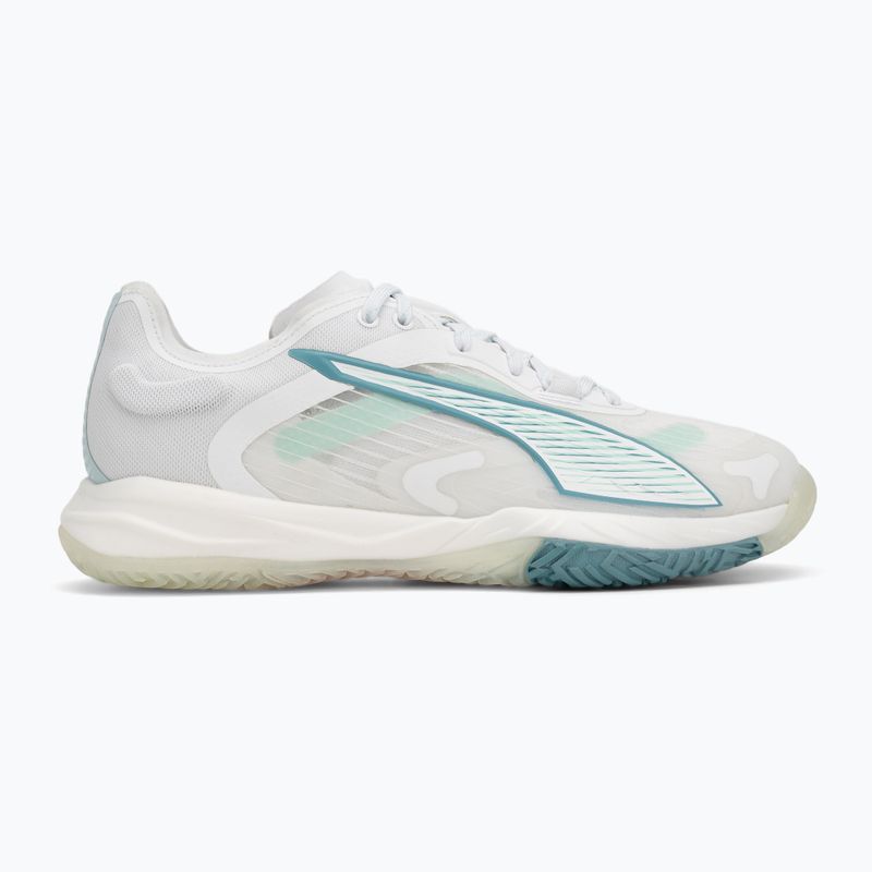 Scarpe da pallamano donna PUMA Accelerate Nitro SQD 4 Game On puma white/baltic sea blue/fresh water 2