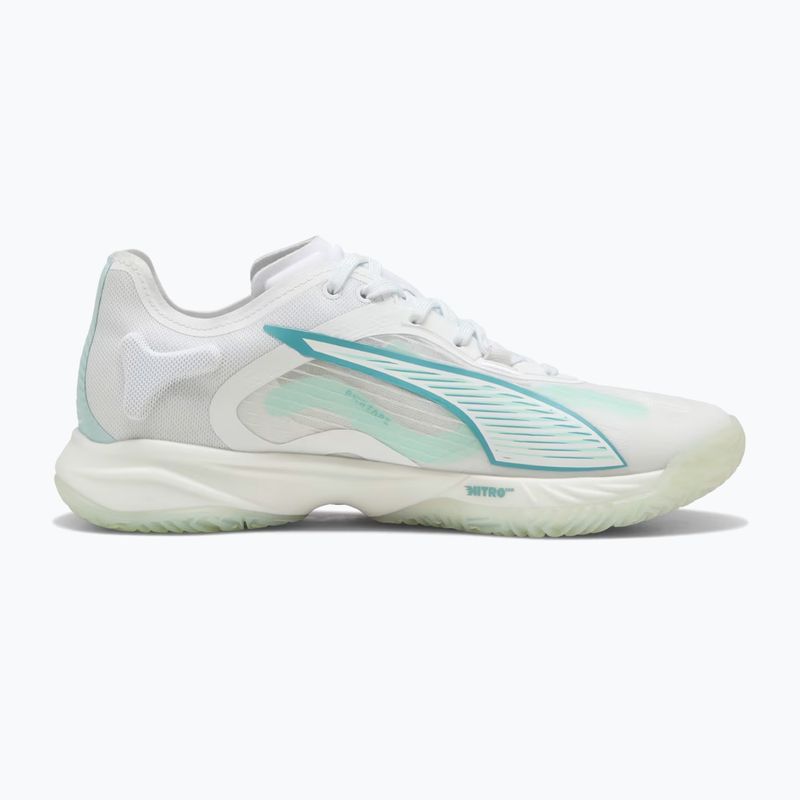 Scarpe da pallamano donna PUMA Accelerate Nitro SQD 4 Game On puma white/baltic sea blue/fresh water 9