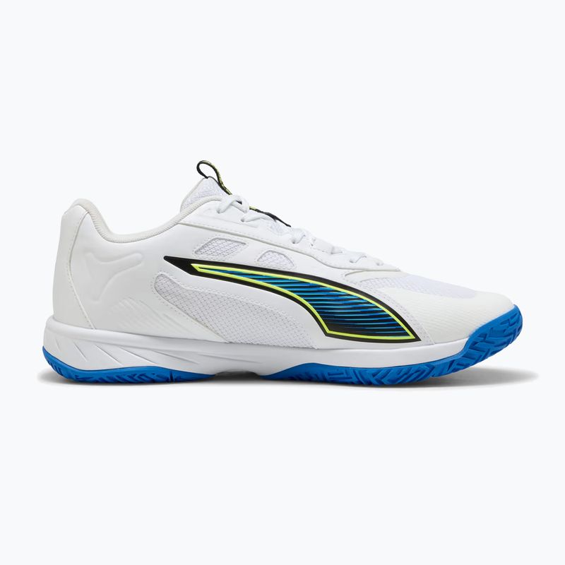 Scarpe da pallamano PUMA Accelerate Pro 4 Game On puma white/glowing red/ultra blue 9