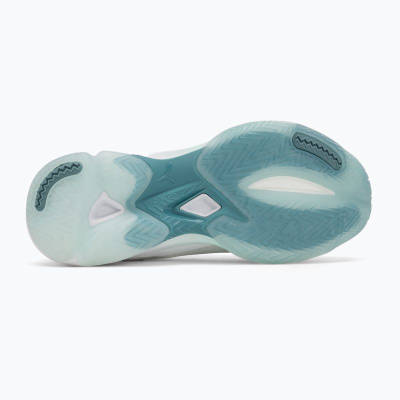 Scarpe da pallamano donna PUMA Vantage Nitro Game On Puma White/Baltic Blue/Fresh Water 4