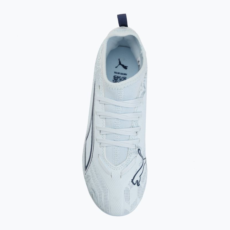 Scarpe da calcio per bambini PUMA Ultra 6 Match FG/AG Jr icy blue/puma white/blue jewel 5