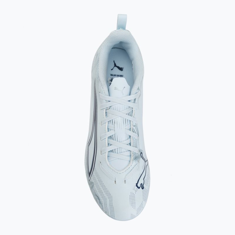 Scarpe da calcio per bambini PUMA Ultra 6 Play FG/AG Jr icy blue/puma white/blue jewel 5