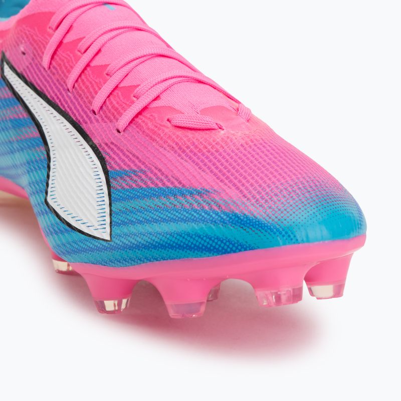 Scarpe da calcio PUMA Ultra 6 Match FG/AG poison pink/puma white/sun stream/bright aqua/puma black 7