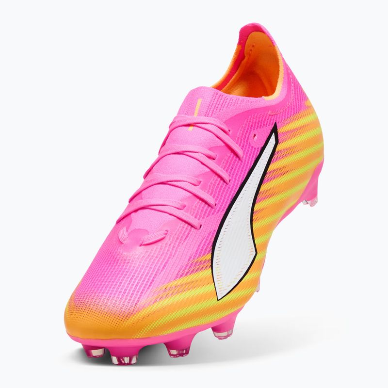 Scarpe da calcio PUMA Ultra 6 Match FG/AG poison pink/puma white/sun stream/bright aqua/puma black 4