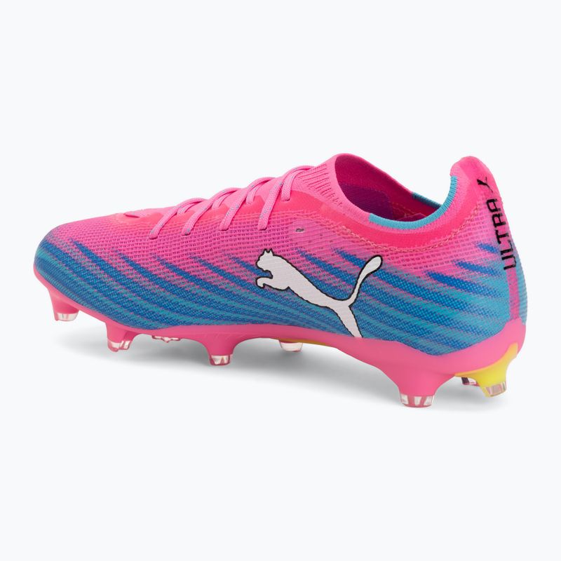 Scarpe da calcio PUMA Ultra 6 Pro FG/AG poison pink/puma white/sunstream/bright aqua/puma black 3