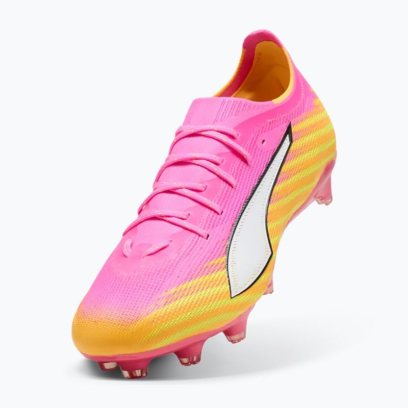 Scarpe da calcio PUMA Ultra 6 Pro FG/AG poison pink/puma white/sunstream/bright aqua/puma black 4