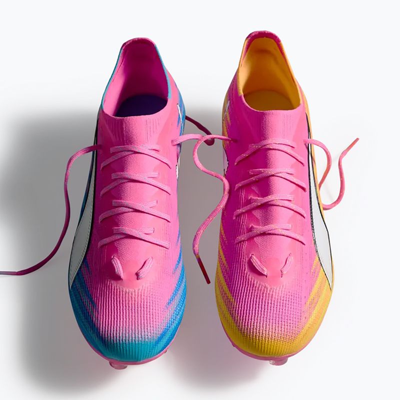Scarpe da calcio PUMA Ultra 6 Pro FG/AG poison pink/puma white/sunstream/bright aqua/puma black 6