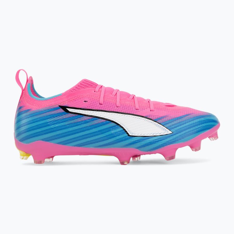 Scarpe da calcio per bambini PUMA Ultra 6 Pro Jr FG/AG poison pink/puma white/sunstream/bright aqua/puma black 2