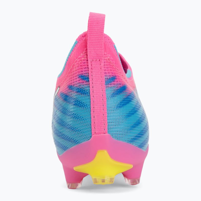 Scarpe da calcio per bambini PUMA Ultra 6 Pro Jr FG/AG poison pink/puma white/sunstream/bright aqua/puma black 6