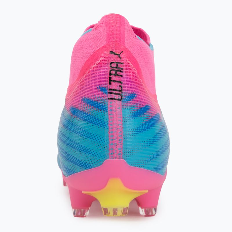 Scarpe da calcio PUMA Ultra 6 Match + FG/AG poison pink/puma white/sun stream/bright aqua/puma black 6