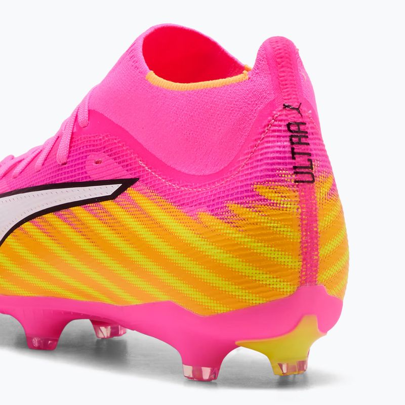 Scarpe da calcio PUMA Ultra 6 Match + FG/AG poison pink/puma white/sun stream/bright aqua/puma black 6