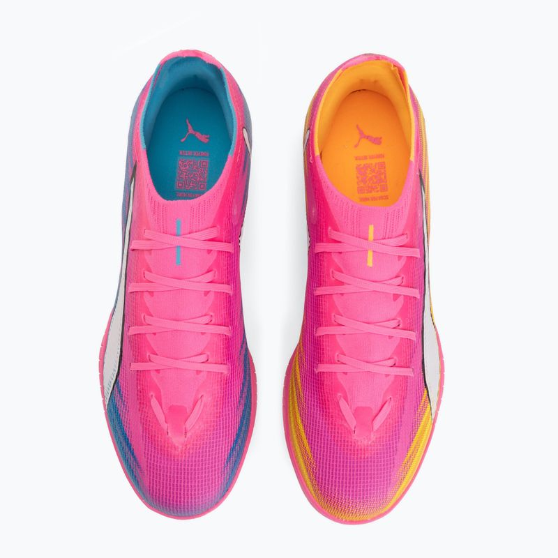 Scarpe da calcio PUMA Ultra 6 Match TT poison pink/puma wht/sun stream/bright aqua/puma blk 5