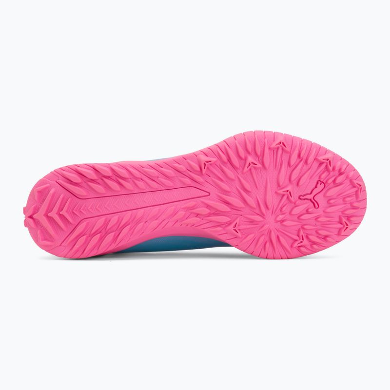 Scarpe da calcio per bambini PUMA Ultra 6 Play TT Jr poison pink/puma white/sun stream/bright aqua/puma black 4