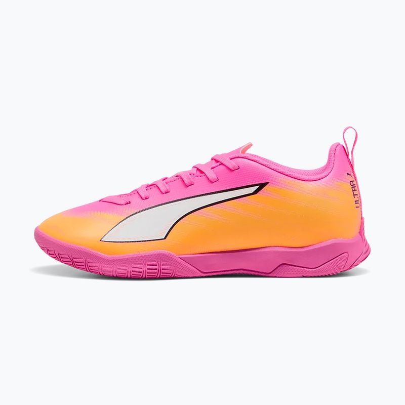Scarpe da calcio per bambini PUMA Ultra 6 Play It Jr poison pink/puma wht/sun stream/bright aqua/puma blk 2