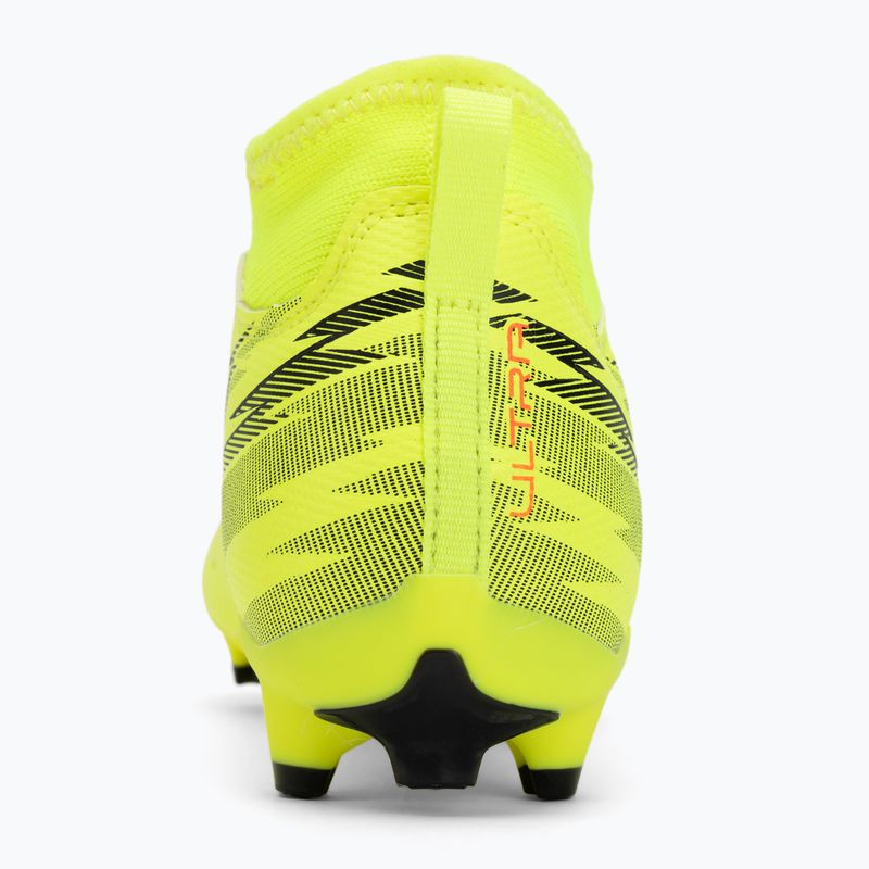 Scarpe da calcio junior PUMA Ultra 6 Match+ LL FG/AG Jr yellow alert/puma black/glowing red/lime squeeze 6