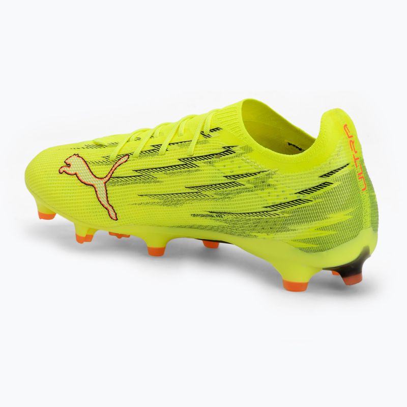 Scarpe da calcio PUMA Ultra 6 Pro FG/AG yellow alert/puma black/glowing red/lime squeeze 3