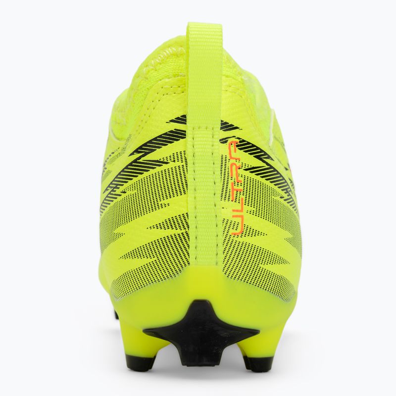 Scarpe da calcio junior PUMA Ultra 6 Match FG/AG Jr yellow alert/puma black/glowing red/lime squeeze 6