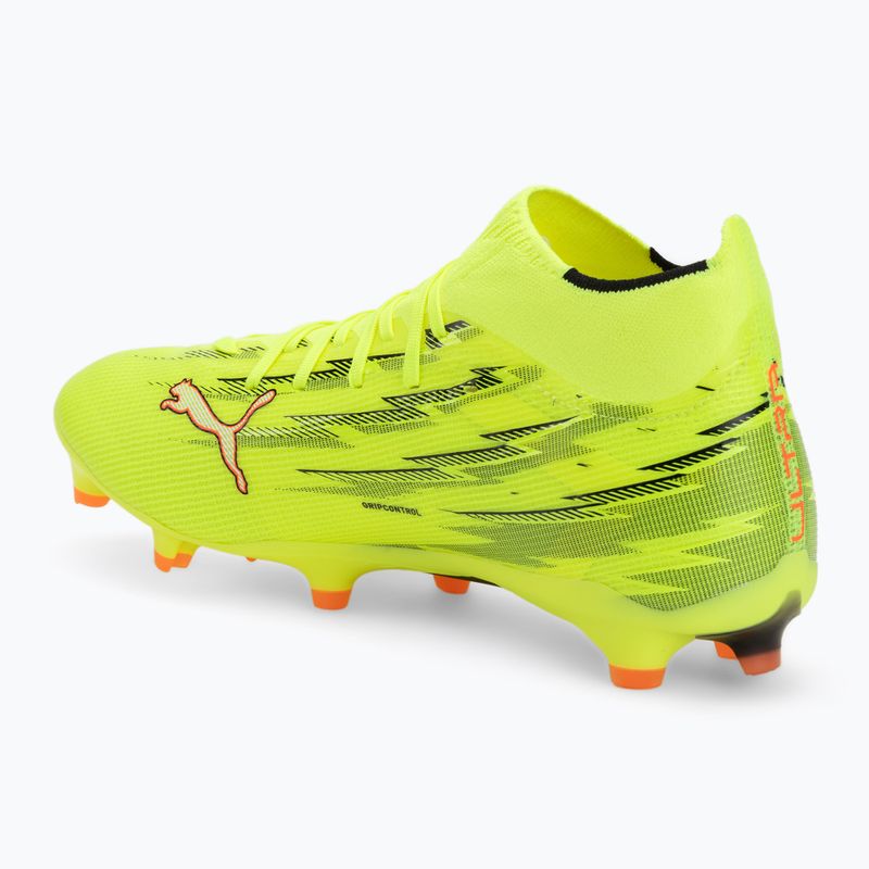 Scarpe da calcio PUMA Ultra 6 Match + FG/AG yellow alert/puma black/glowing red/lime squeeze 3