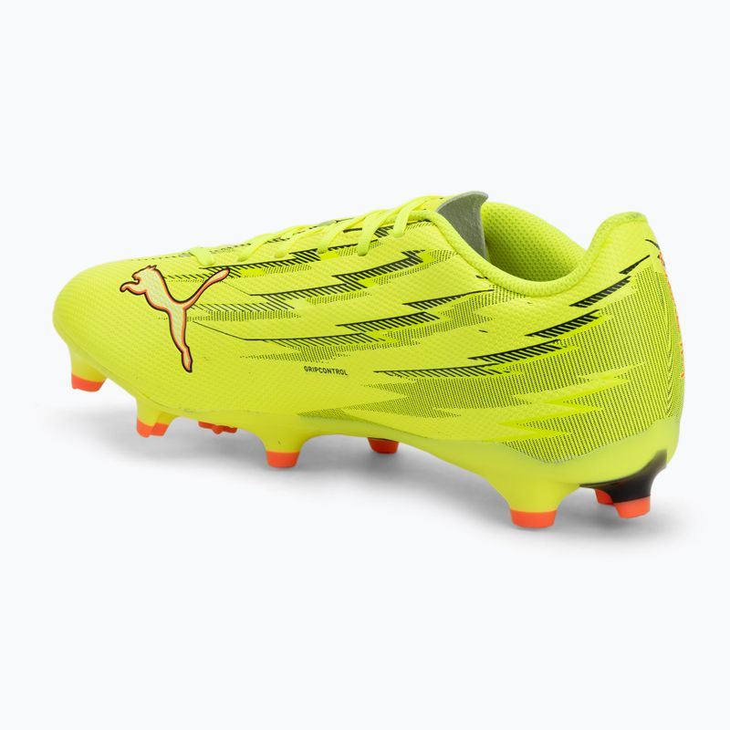 Scarpe da calcio PUMA Ultra 6 Play FG/AG yellow alert/puma black/glowing red/lime squeeze 3