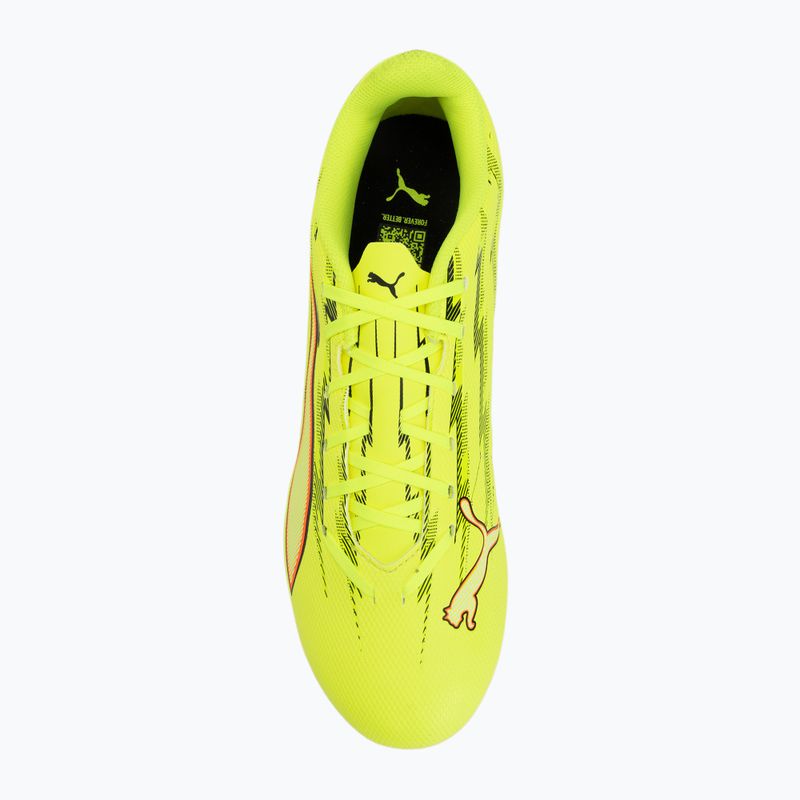 Scarpe da calcio PUMA Ultra 6 Play FG/AG yellow alert/puma black/glowing red/lime squeeze 5