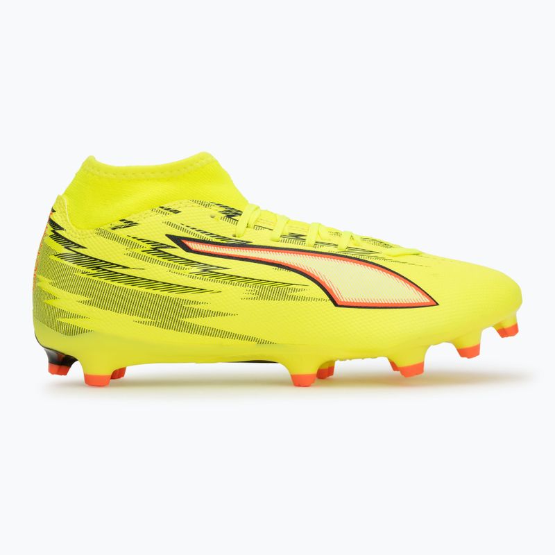 Scarpe da calcio PUMA Ultra 6 Play+ FG/AG yellow alert/puma black/glowing red/lime squeeze 2