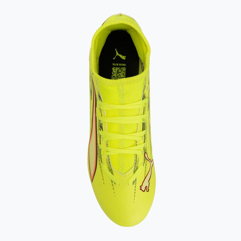 Scarpe da calcio PUMA Ultra 6 Play+ FG/AG yellow alert/puma black/glowing red/lime squeeze 5