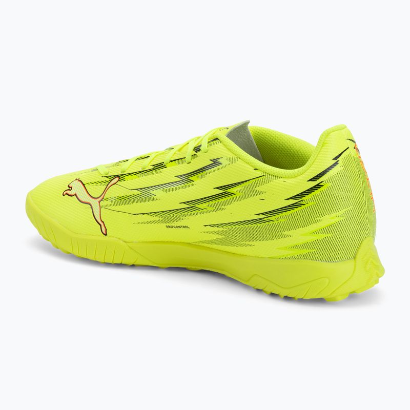 Scarpe da calcio PUMA Ultra 6 Play TT yellow alert/puma black/glowing red/lime squeeze 3
