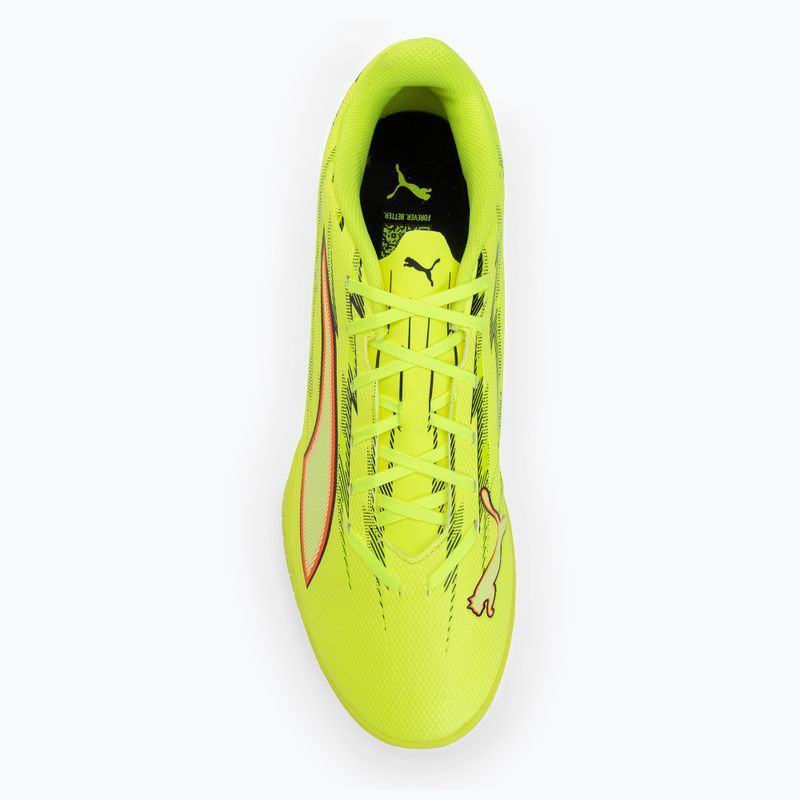Scarpe da calcio PUMA Ultra 6 Play TT yellow alert/puma black/glowing red/lime squeeze 5
